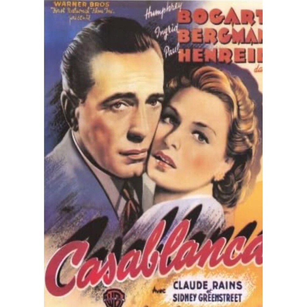 CASABLANCA Movie POSTER 11 x 17 Humphrey Bogart, Ingrid Bergman, B